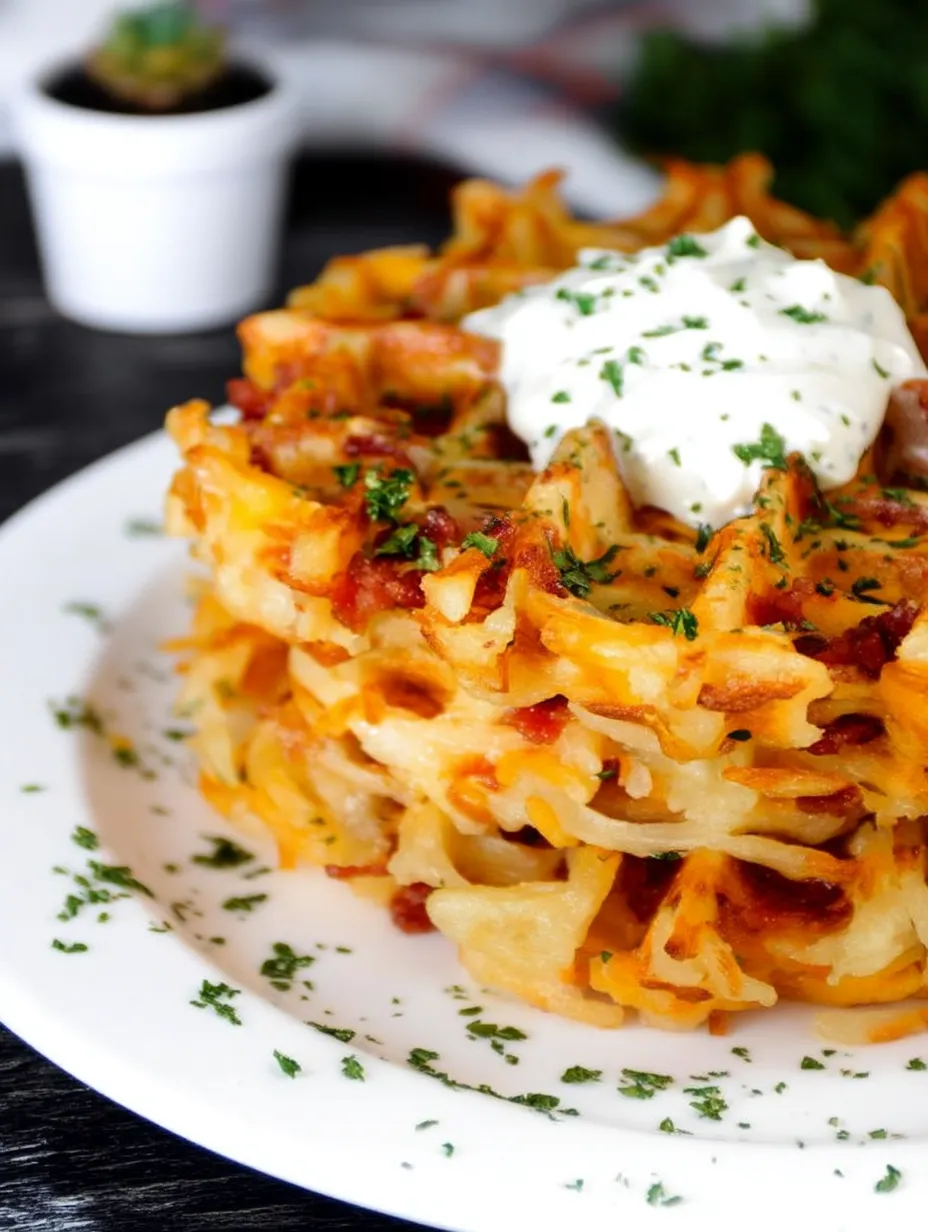A plate of food with a white sauce on top.