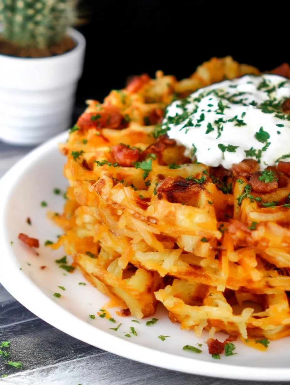 A plate of food with a white sauce on top.