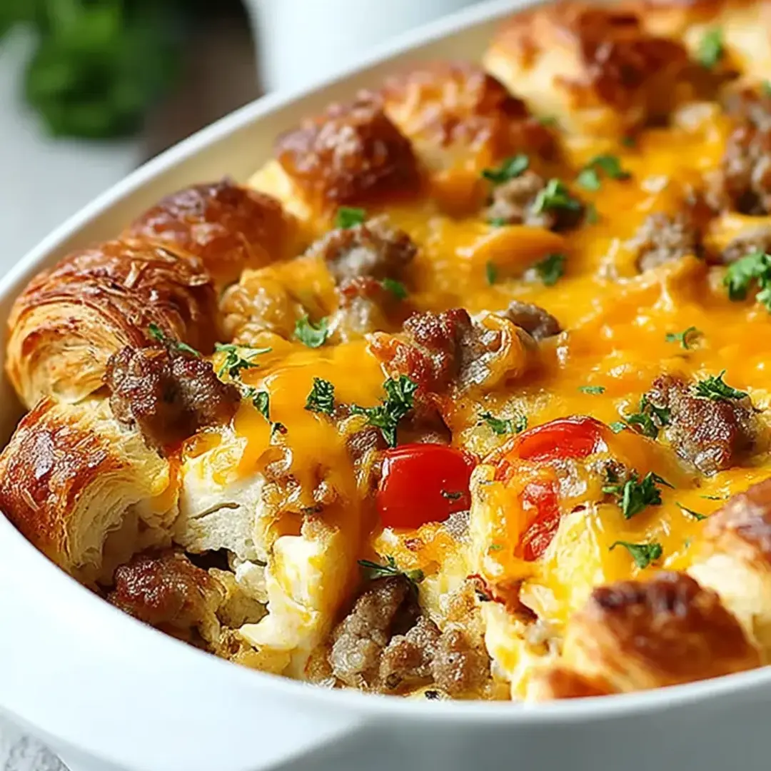 A white bowl with a casserole dish in it.