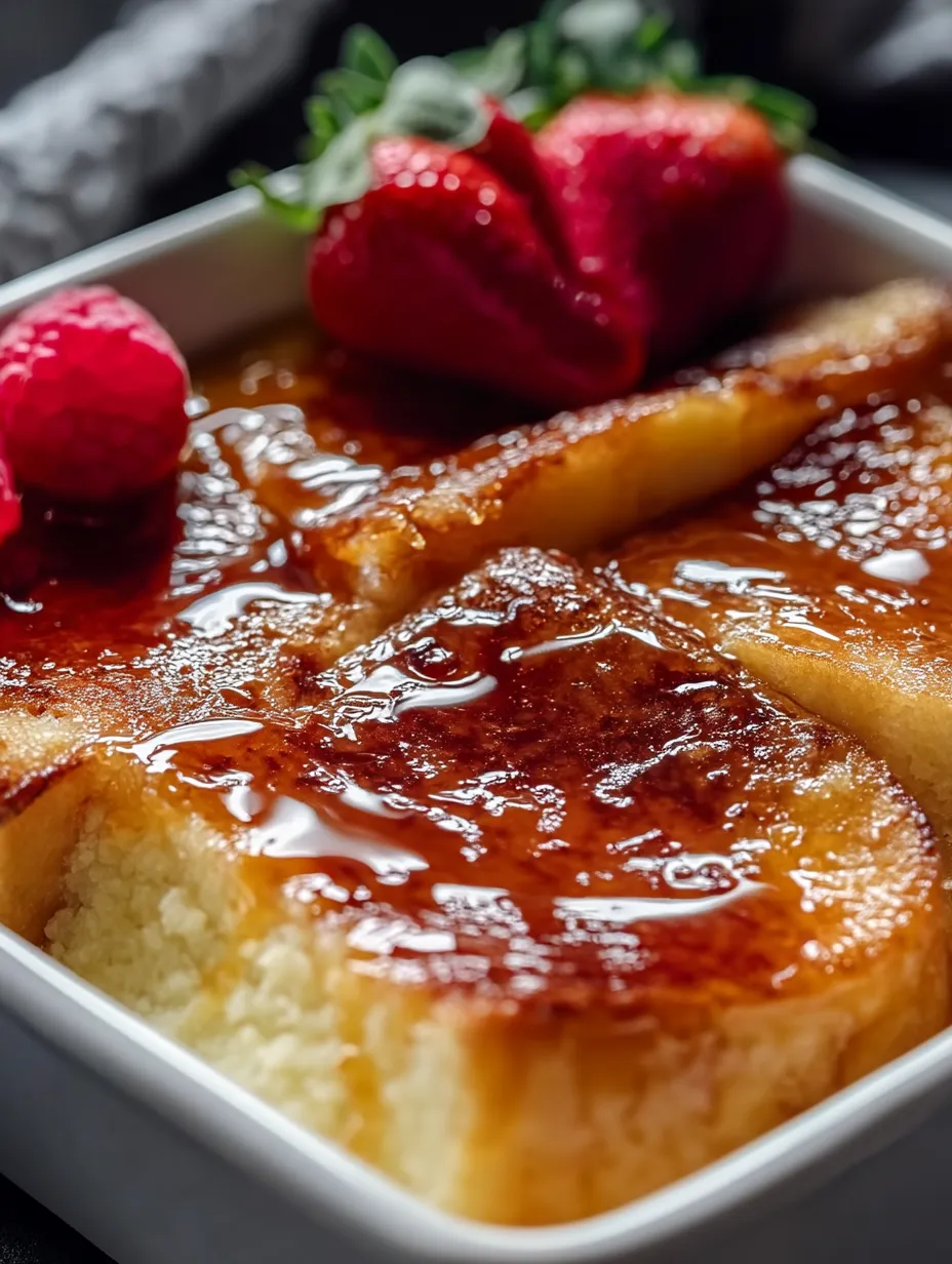 A bowl of food with strawberries and a sauce.