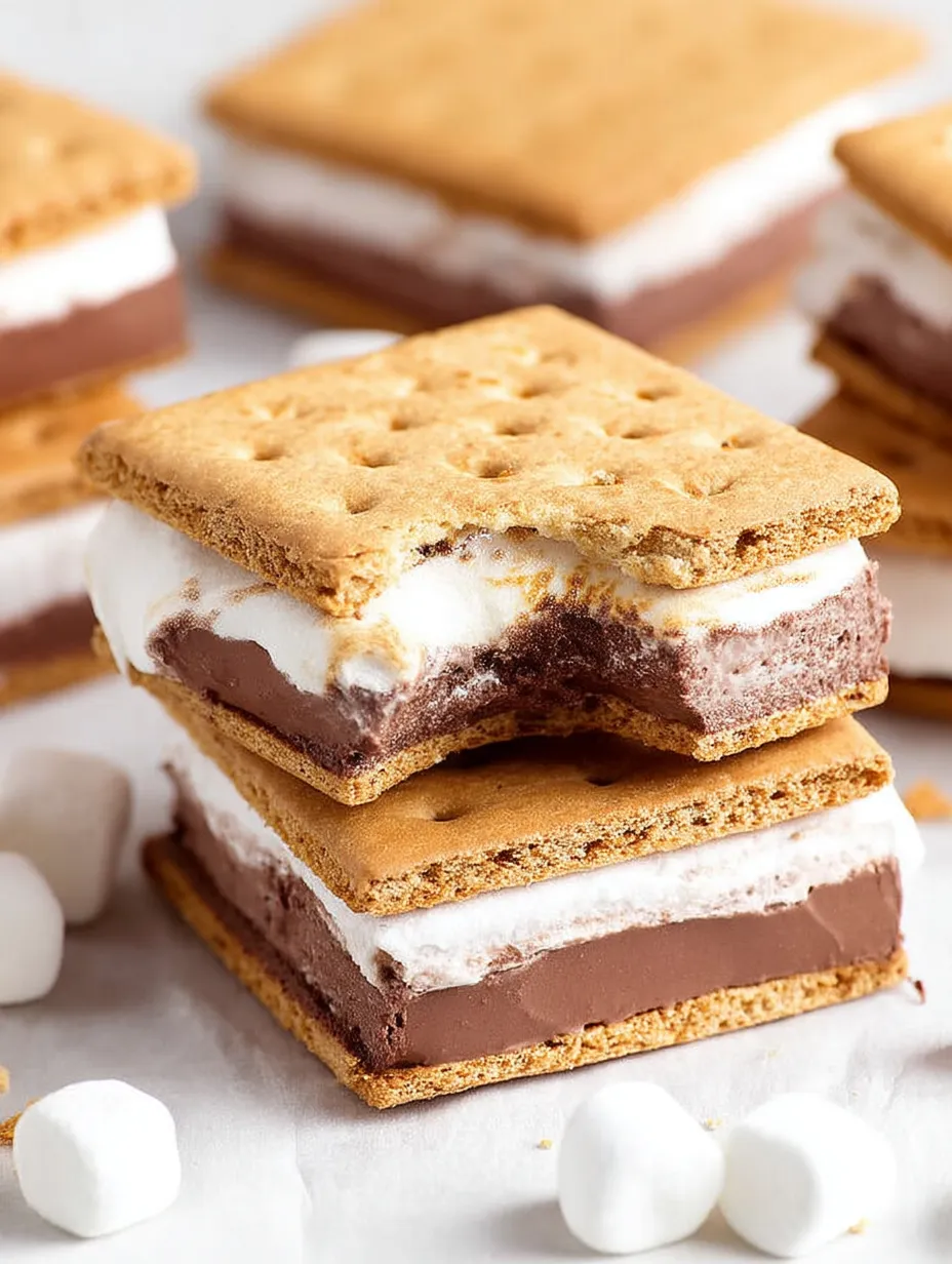 A stack of marshmallows and a chocolate bar.