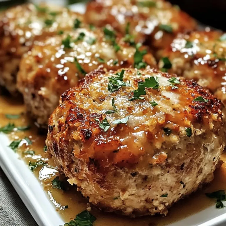 A plate of meatballs covered in gravy.