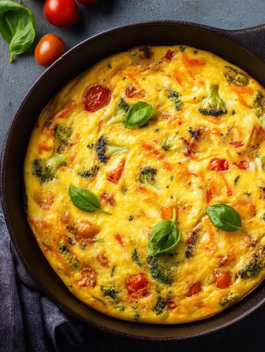 Broccoli and tomatoes in a hot dish.