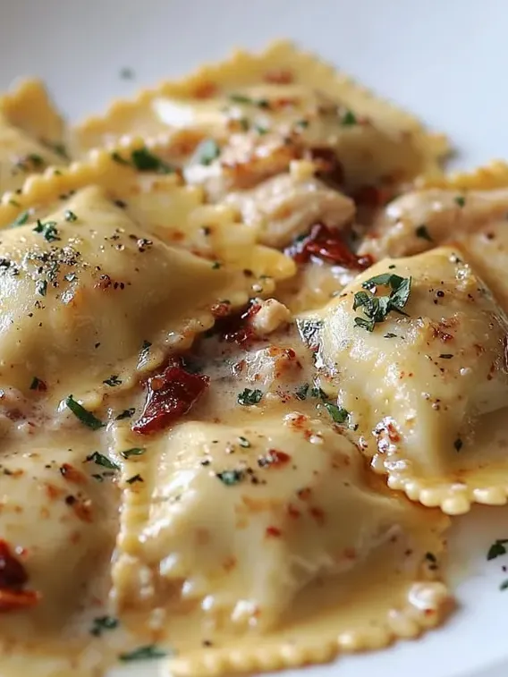 A plate of pasta with meat and cheese.