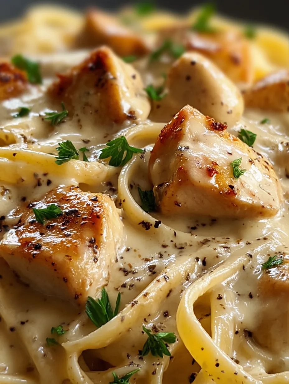 A plate holding food with pasta and chicken.