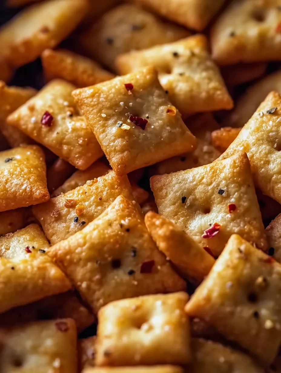 A mound of cheesy pepperoni snacks.