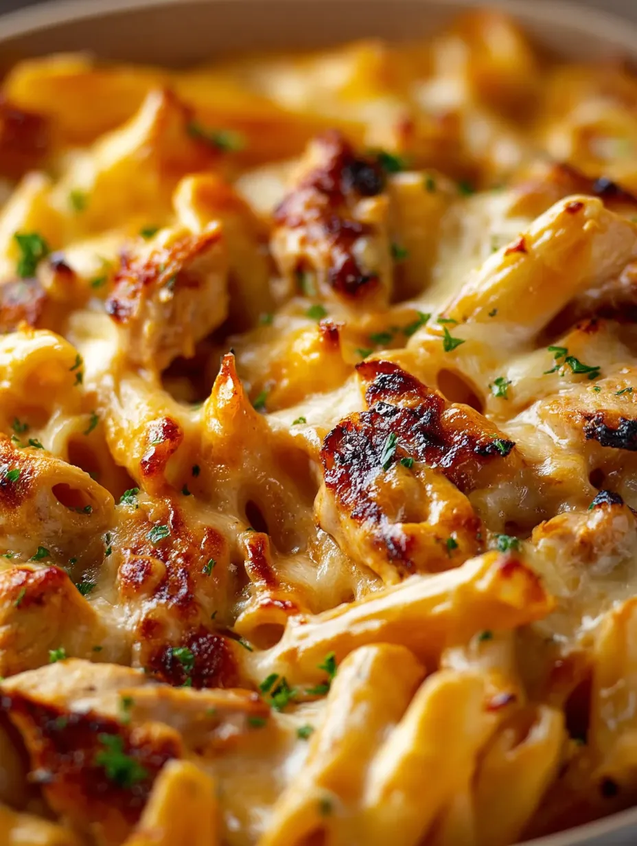 A close up of a delicious pasta dish.