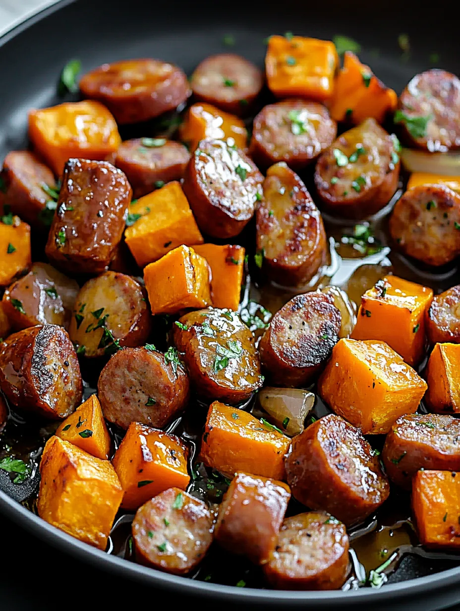 A bowl of sausage and carrots.