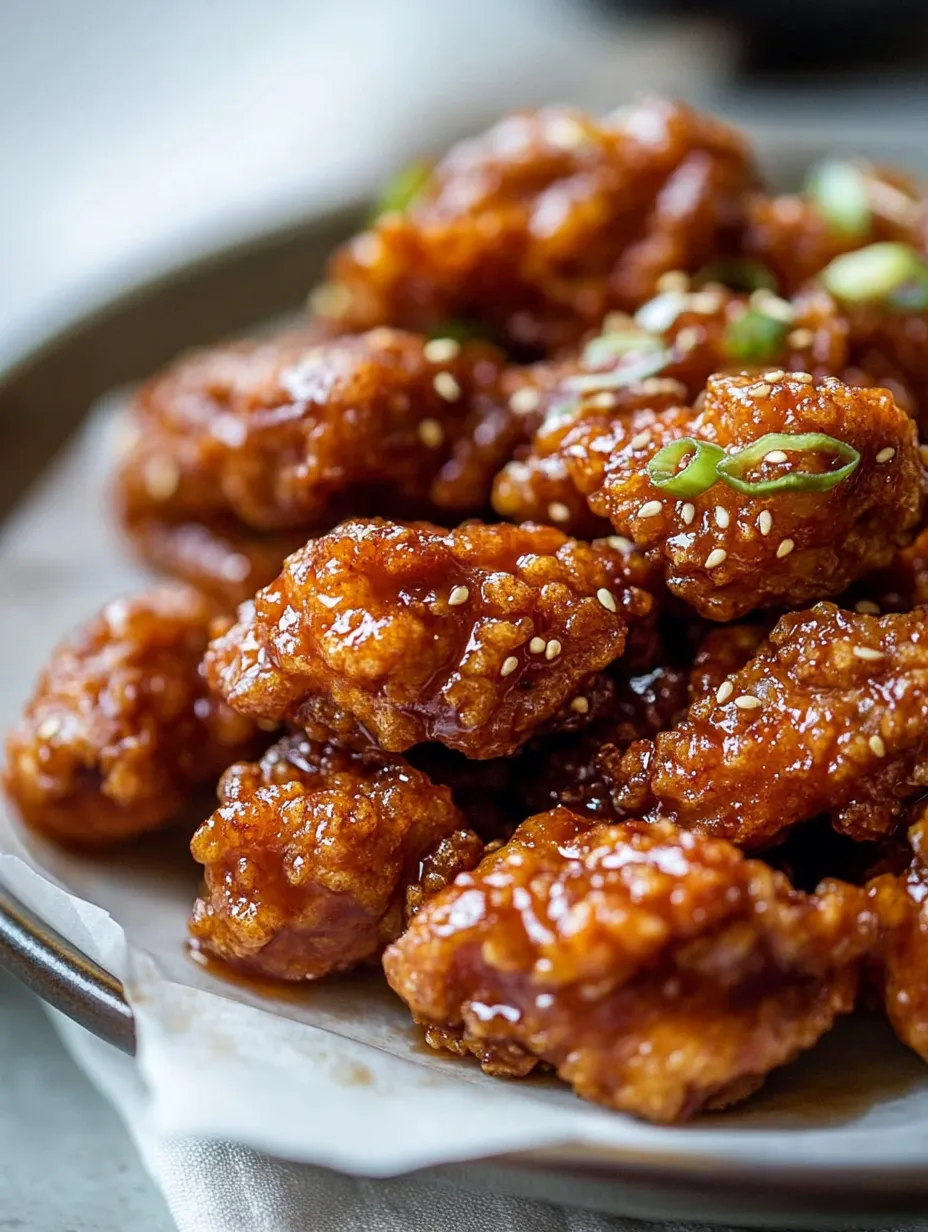 A platter of chicken with a shiny glaze.
