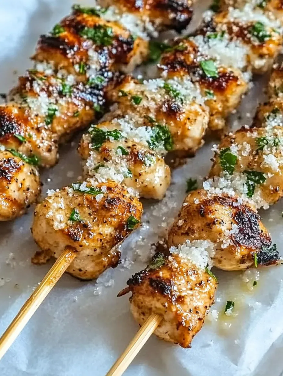 Seasoned meat skewers ready for sharing.