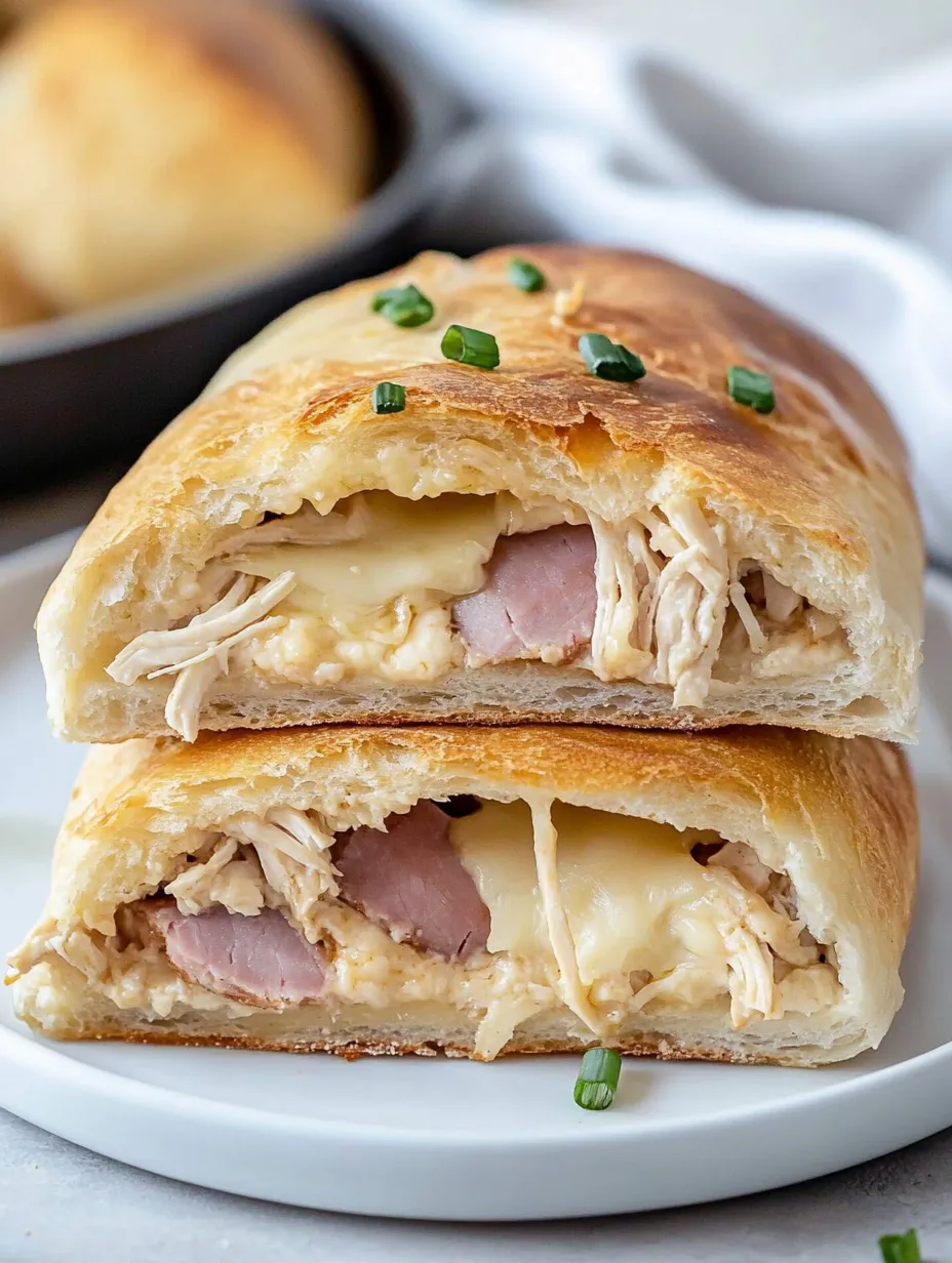 A sandwich with meat and cheese.