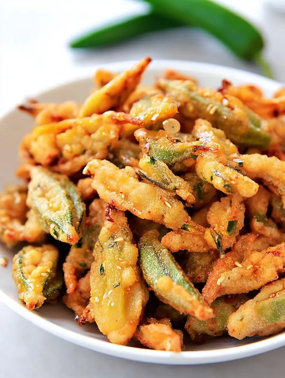 A bowl of food with green beans and onions.