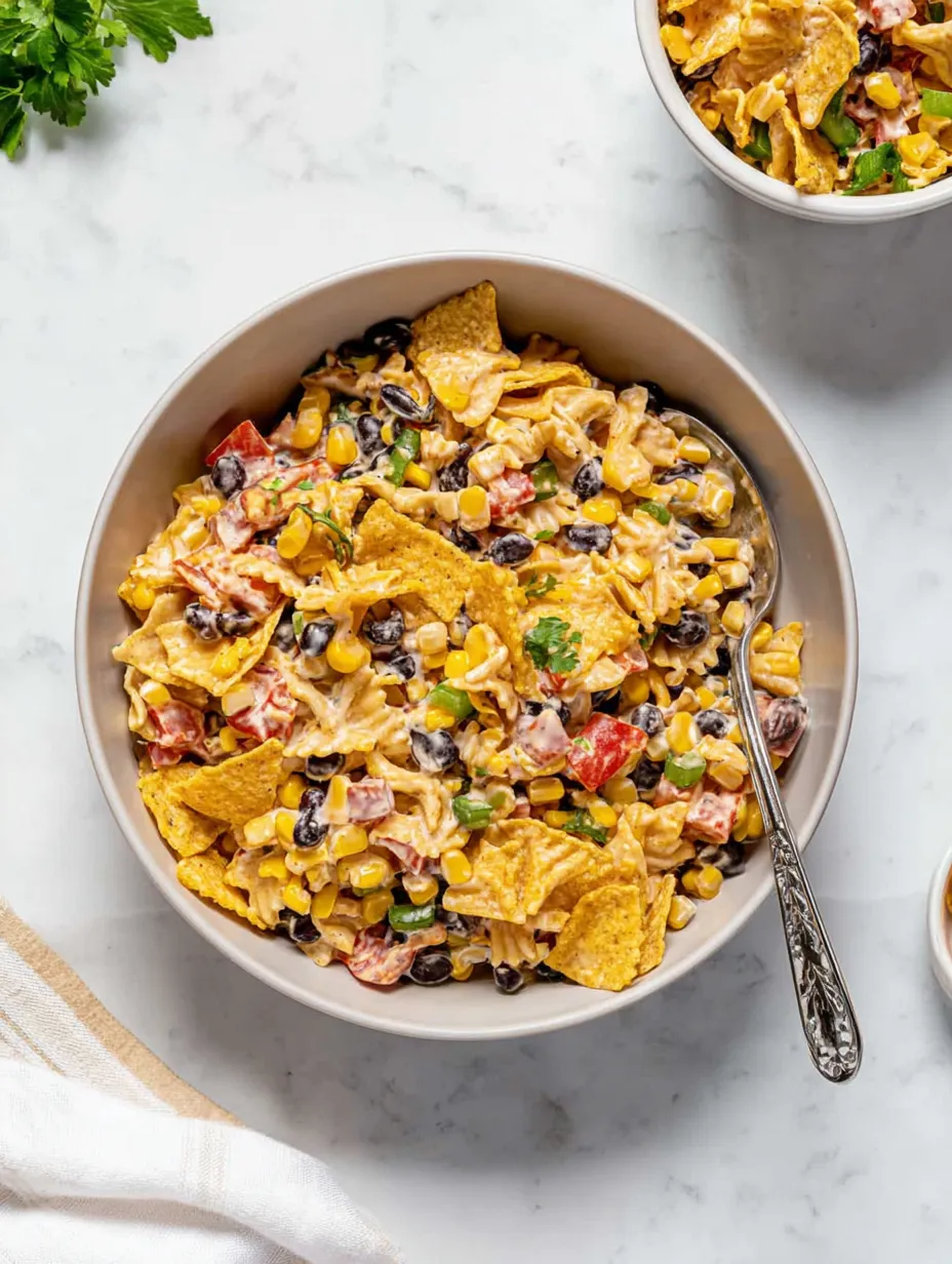 A bowl with chips and salsa close by.
