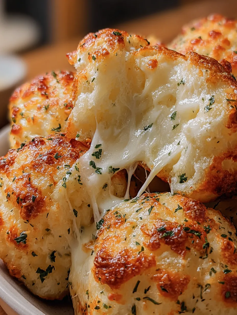 Bowl filled with bread pockets hiding melted cheese inside.