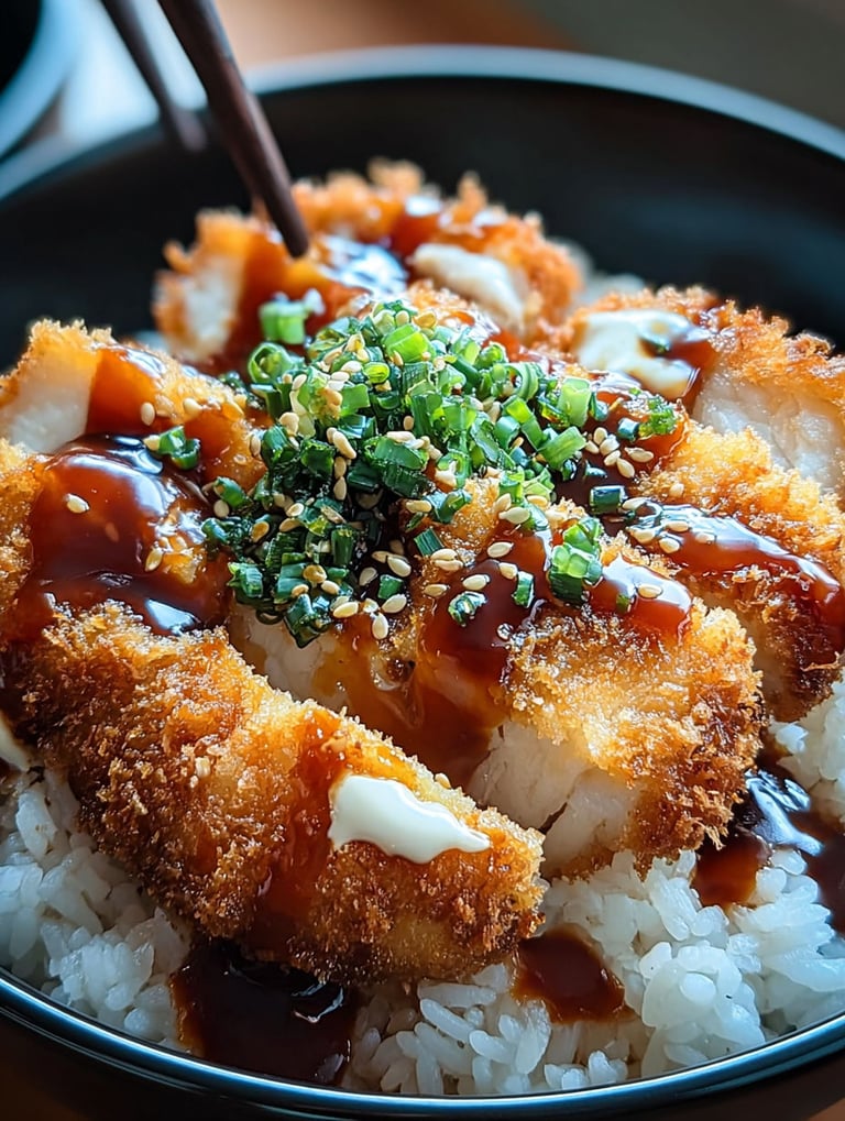 A bowl of food with a spoon in it.