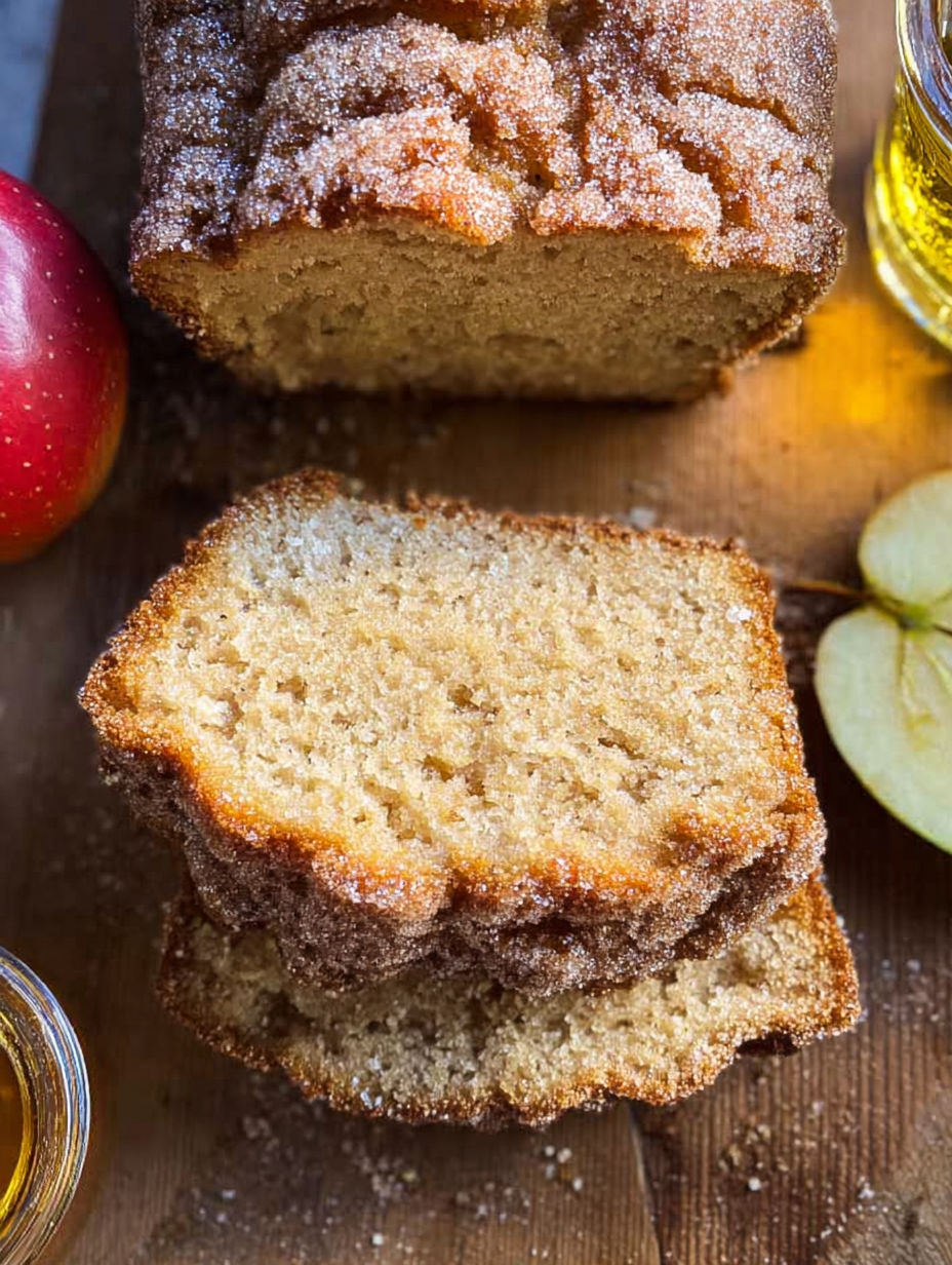 A slice of cinnamon bread with a glaze on top.