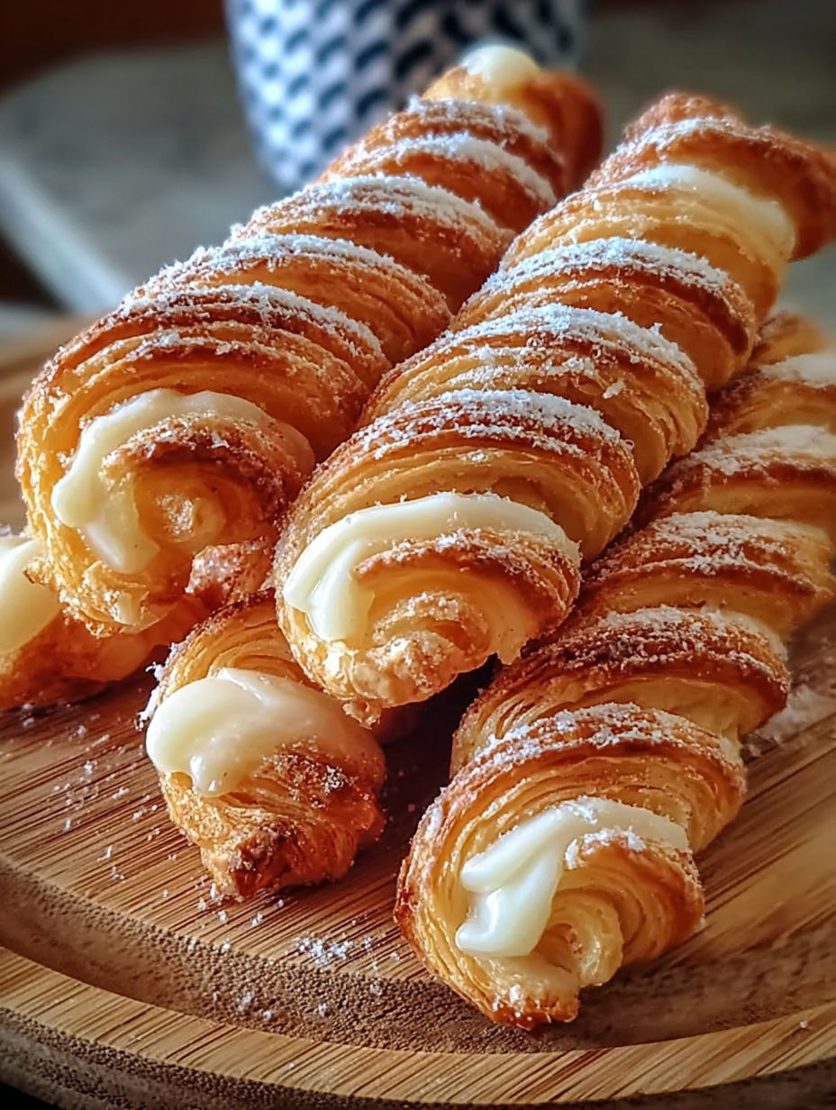 A plate of cinnamon twists.