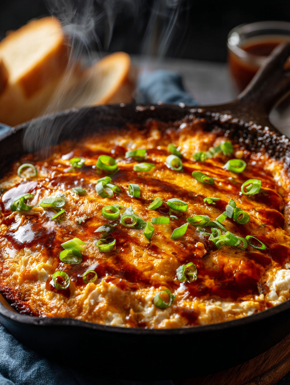 A tasty smoky BBQ chicken dip.