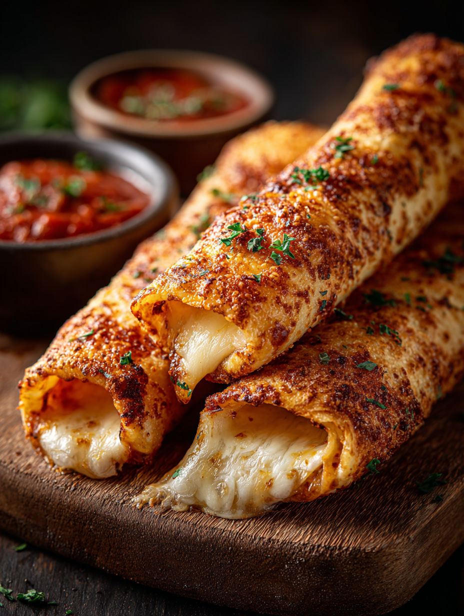 A delicious looking cheese and tomato stuffed bread.