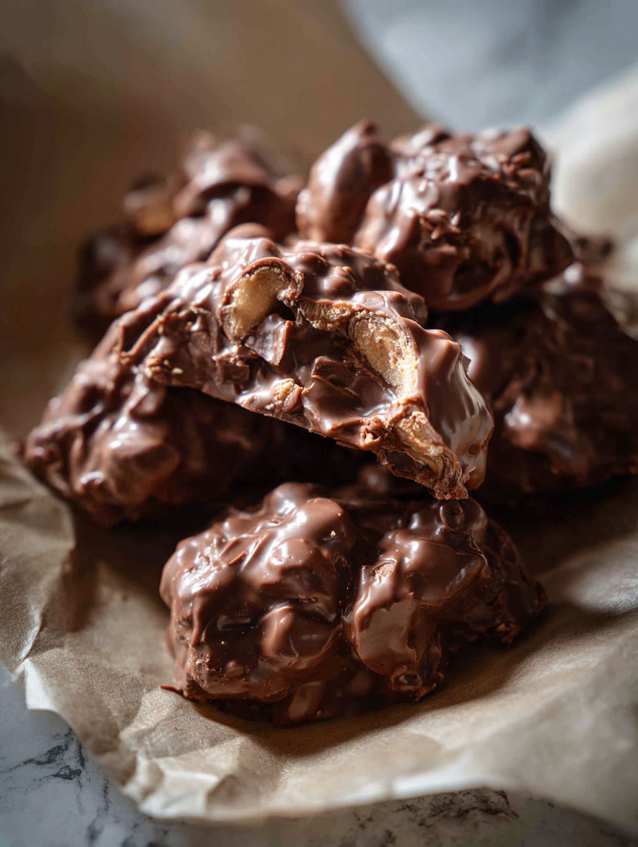 Close up of homemade 100 Grand candy bar.