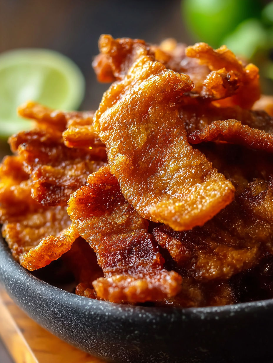 A bowl of bacon bits.