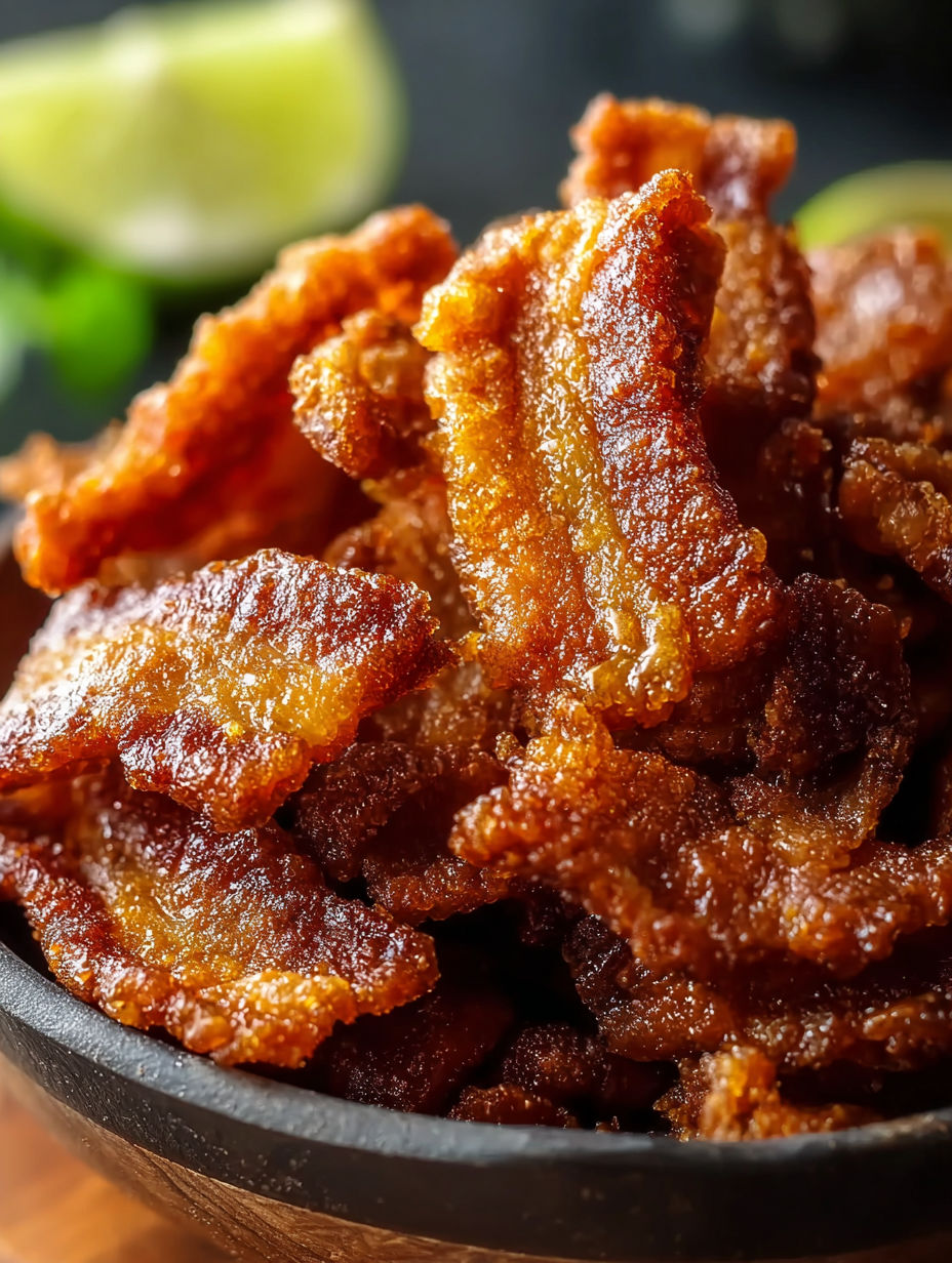 Bacon bits in a bowl.