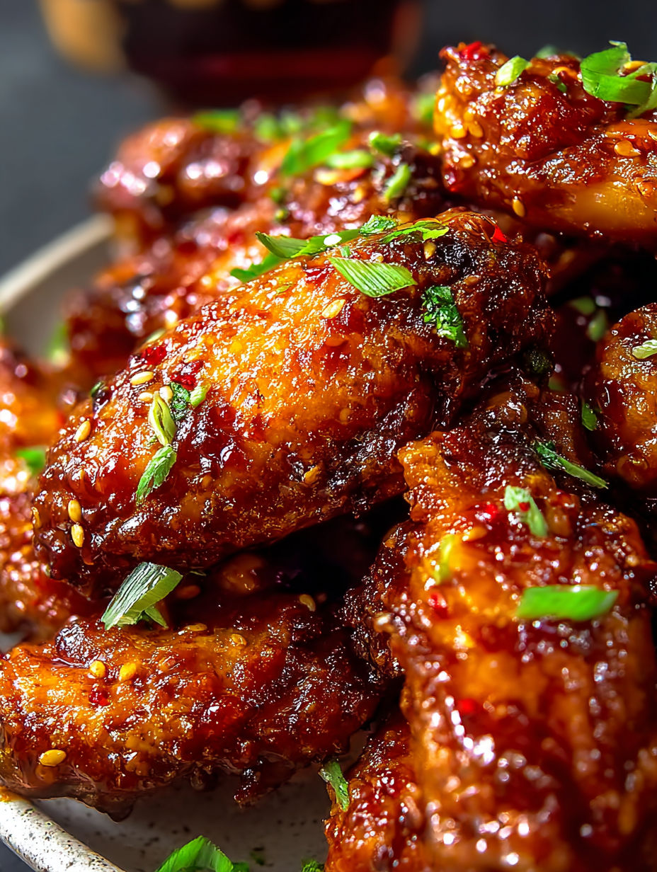 Spicy Tso-Style Wings.