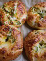 Jalapeno Cheddar Greek Yogurt Bagels.