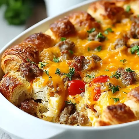 A white bowl with a casserole dish in it.