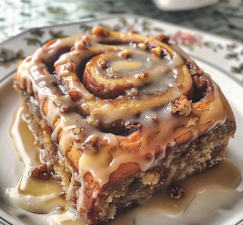 Banana Bread Cinnamon Rolls