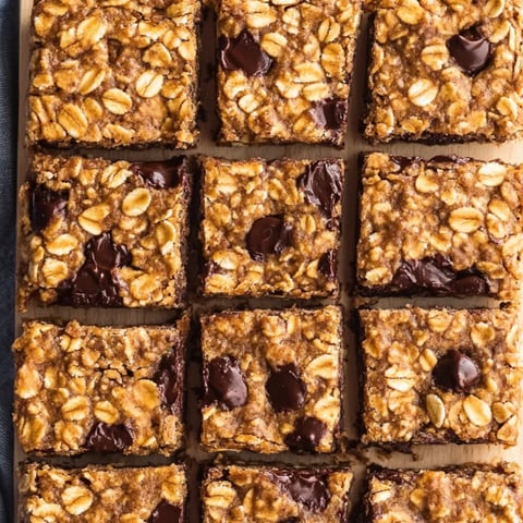 Chunky chocolate and nut square.