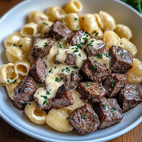 A bowl of pasta with meat and cheese.