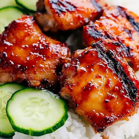 White plate with rice and sliced cucumbers.
