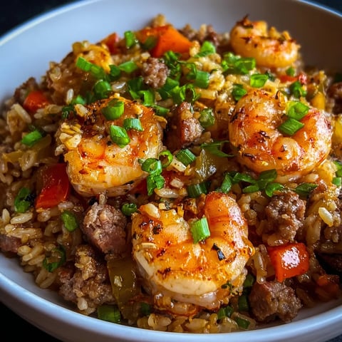 Shrimp, veggies, and rice served in a bowl