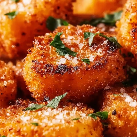 Crispy fried carrots with salt sprinkled on top.