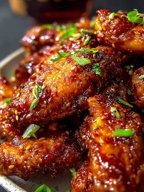 Spicy Tso-Style Wings.